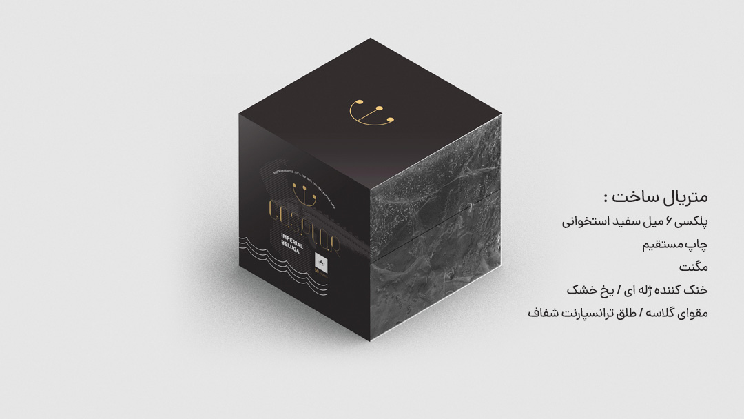 چاپ کارتن و جعبه دسته دار مزایای بسته بندی یخچالی خاویار اوج نیلی