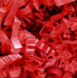 Packaging filler „Sizzle-Pak“ dark red